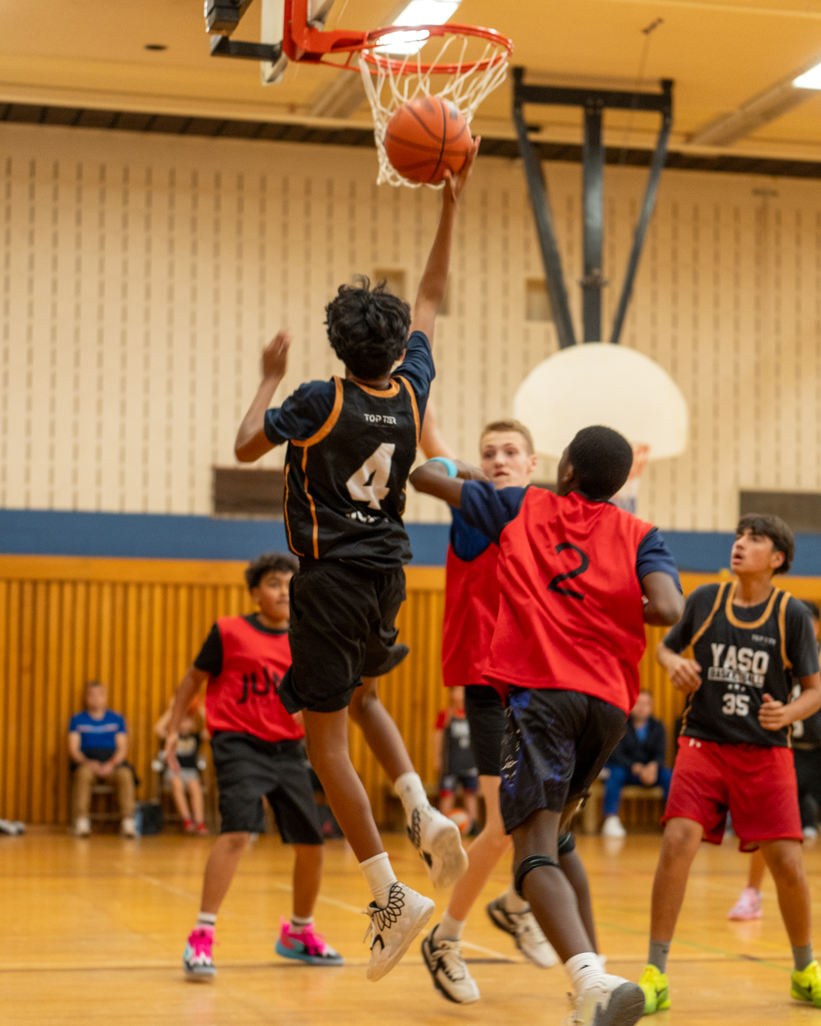 Oakville youth players at YASO Basketball Academy
